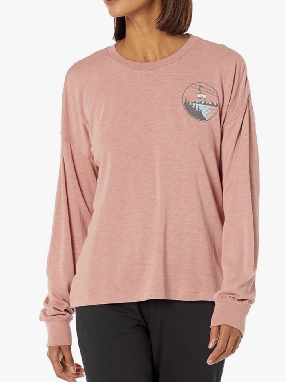 🆕 PJ SALVAGE Womens Loungewear Stay Lifted Long Sleeve Top